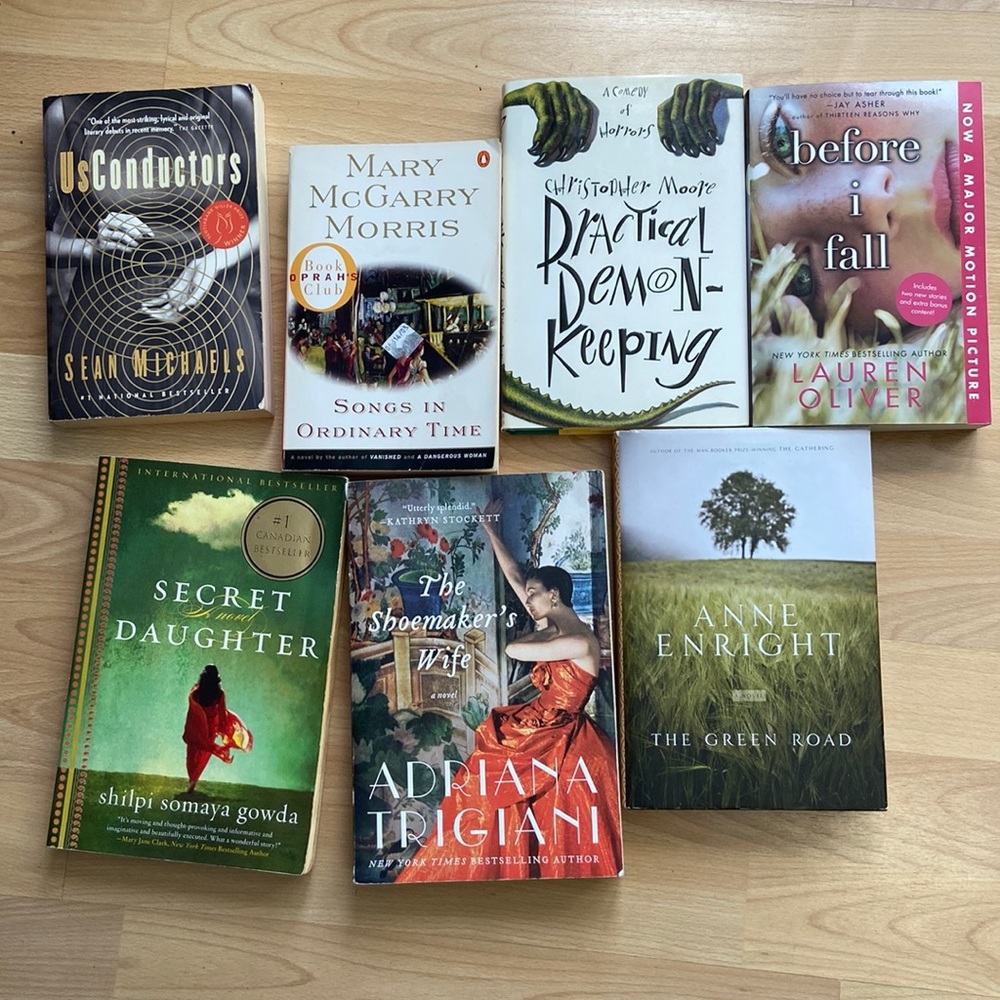 Lot of 7 nonfiction books.